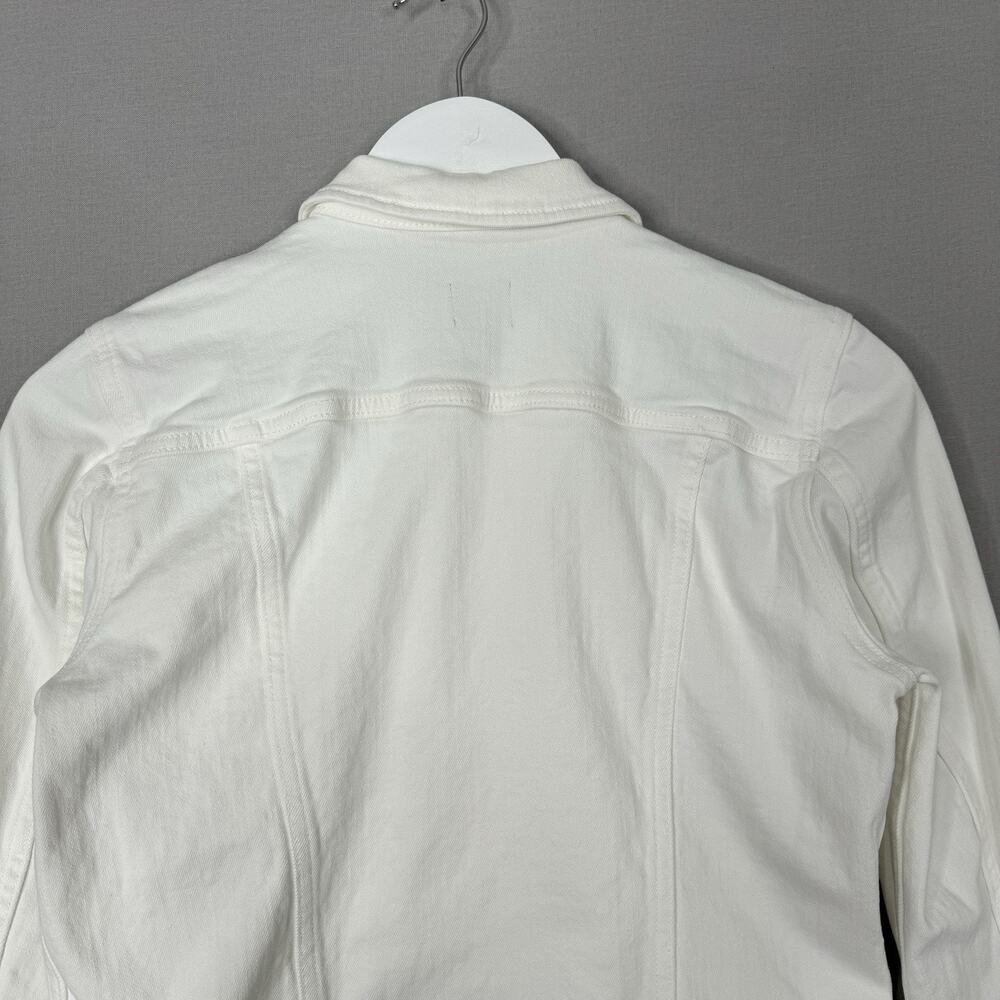 J.Crew Womens Jean Jacket XS White Wash Classic Crop Preppy Old Money Prep 2024 - Picture 9 of 13